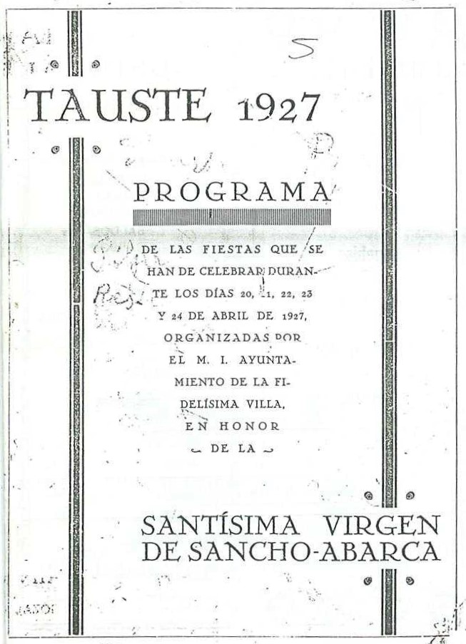 Fiestas patronales en honor a Nuestra Señora de Sancho Abarca  